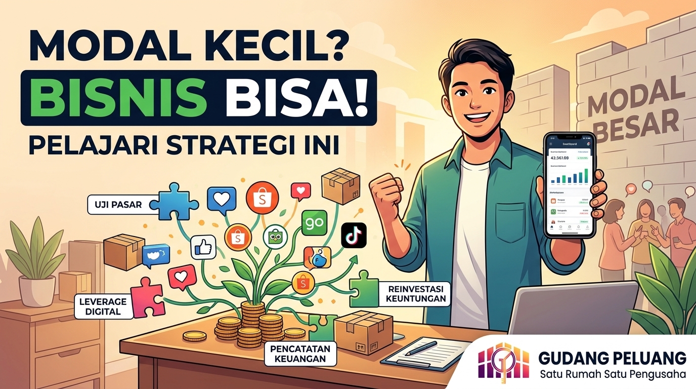Modal Kecil, Apakah Bisa Punya Bisnis? Kenali Strategi Memulai Usaha dengan Risiko Lebih Terukur