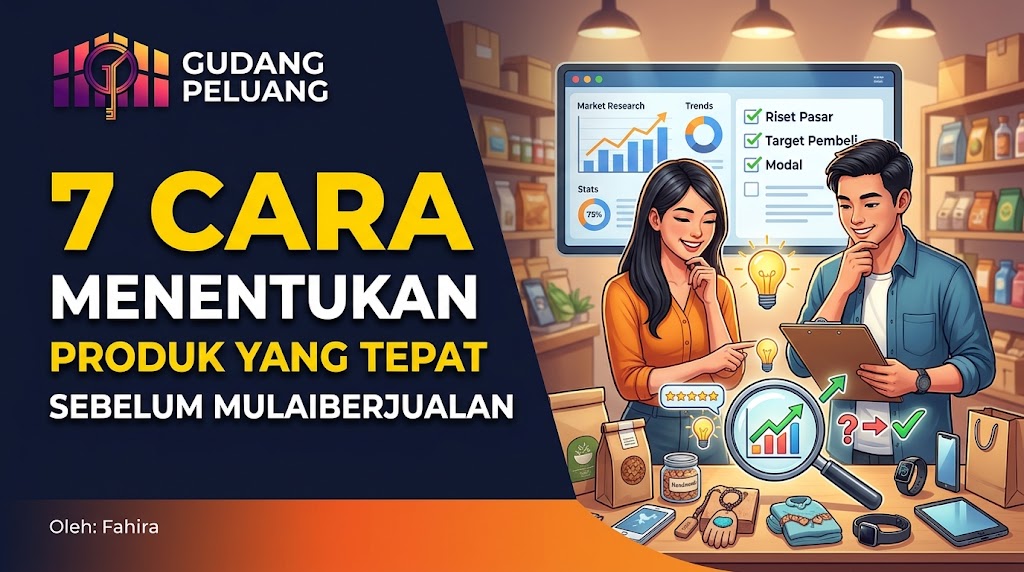 7 Cara Menentukan Produk yang Tepat Sebelum Mulai Berjualan